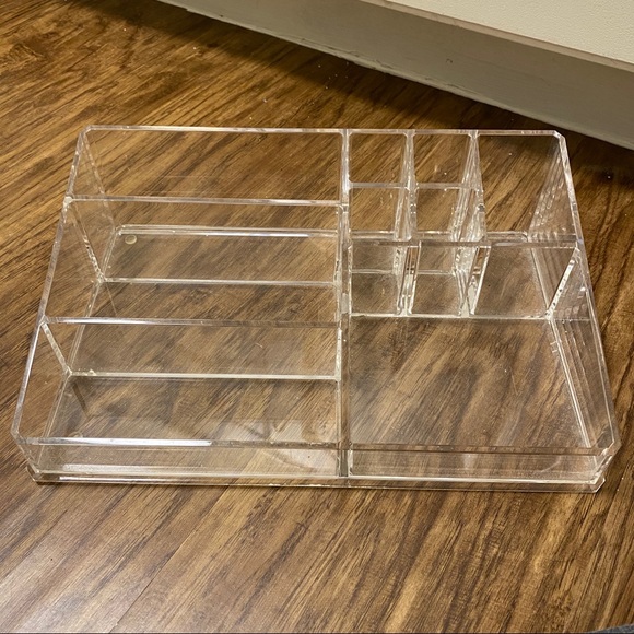 The Container Store Storage Organization Clear Acrylic Makeup Organizer Poshmark